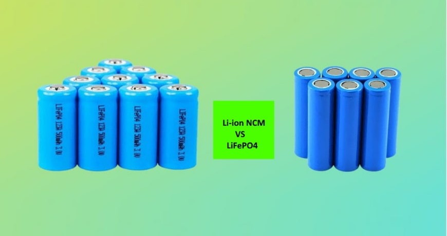 В чем разница между Li-ion NCM и LiFePO4 аккумуляторами