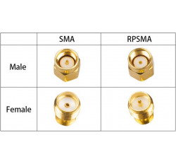 SMA female reverse pin connector (RP)