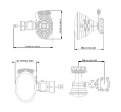 5GHz 45° Asymmetrical Horn TP (HG4-TP-A45)