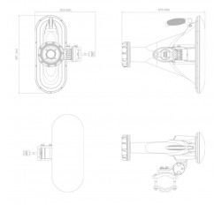Asymmetrical Horn TP HG3-TP-A90