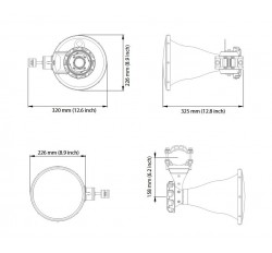 5+6GHz 30° Symmetrical Horn WB (SH30WB-GO)