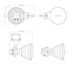 Symmetrical Horn CC Gen2 HG3-CC-S30