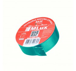 Вінілова ізоляційна стрічка MLux BASE 19 мм х 20 ярдів Зелена
