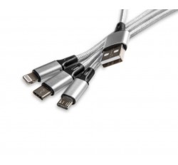 USB charging, data cable 3-in-1 (HM-D-USB-cable)